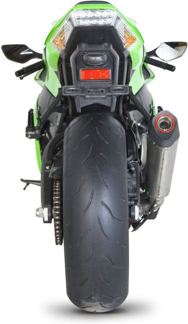 Scorpion / スコーピオンエキゾースト Serket (Taper)テーパースリップオン ステンレススリーブ eマーク Kawasaki Ninja Z | RKA88SEO