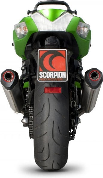 Scorpion / スコーピオンエキゾースト Serket スリップオン ステンレススリーブ eマーク Kawasaki ZZR 1400 12-Current 2012 - 2018 | RKA91SEO