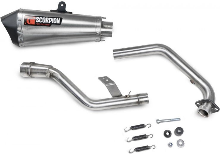 Scorpion Mufflers Serket Taper Full System Brushed Stainless Steel Sleeve | RKE50SEO