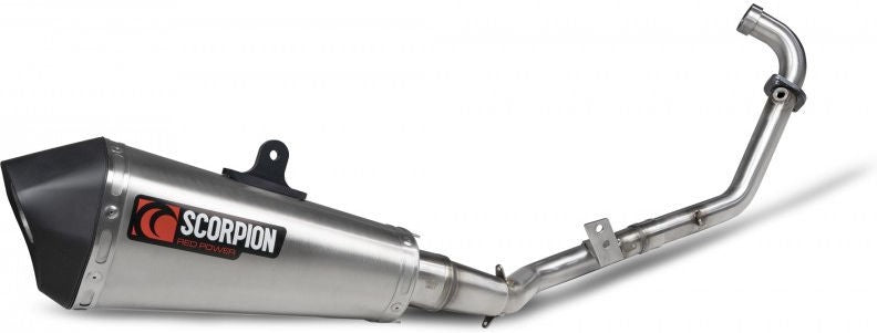 Scorpion Mufflers Serket Taper Full System Brushed Stainless Steel Sleeve | RKE50SEO