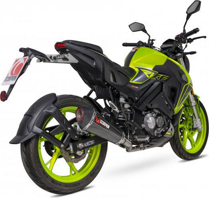 Scorpion Mufflers Serket Taper Full System Carbon Fibre Sleeve | RKE51CEO