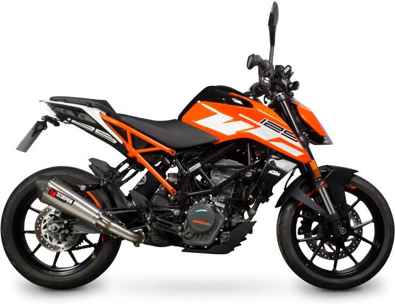 Scorpion / スコーピオンエキゾースト Serket (Taper)テーパースリップオン ステンレススリーブ eマーク KTM Duke 125 17-Current 2017 | RKT87SEO