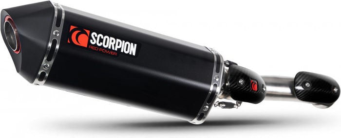 Scorpion Mufflers Serket Parallel Slip-on Black Ceramic Coated Sleeve | RKT93BCER