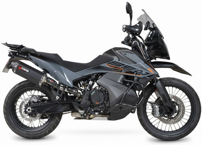 Scorpion Mufflers Serket Parallel Slip-on Black Ceramic Coated Sleeve | RKT93BCER