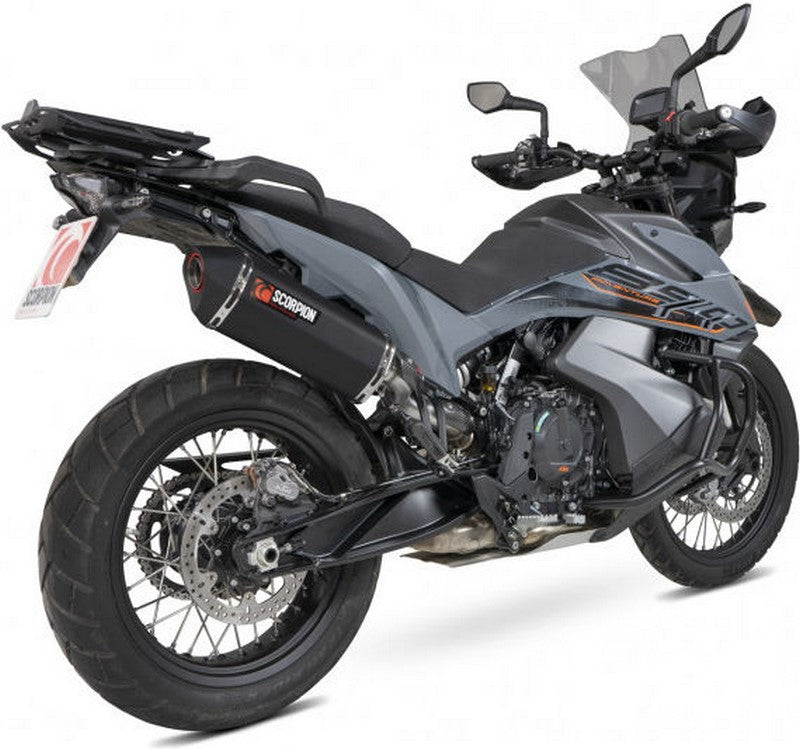 Scorpion Mufflers Serket Parallel Slip-on Black Ceramic Coated Sleeve | RKT93BCER