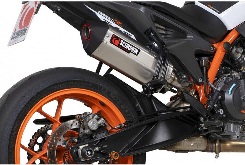 Scorpion Mufflers Serket Parallel Slip-on Brushed Stainless Steel Sleeve | RKT94SEO