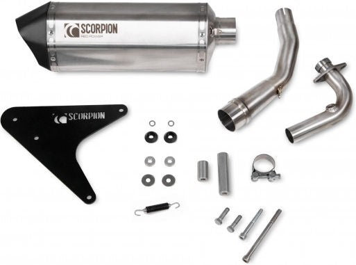 Scorpion Mufflers Serket Parallel Full System Brushed Stainless Steel Sleeve | RLA50SEO