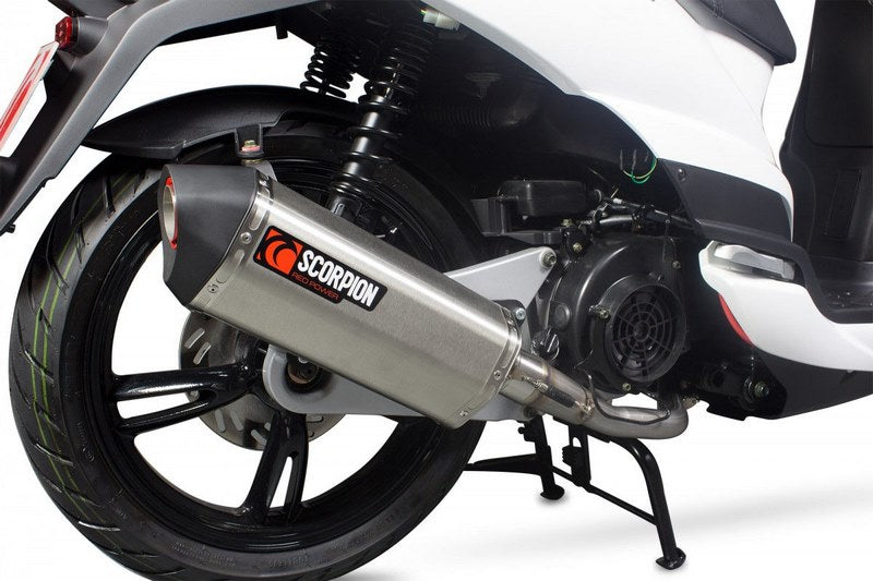 Scorpion / スコーピオンエキゾースト Serket フルシステム ステンレススリーブ eマーク Peugeot Tweet 125 2010 - 20 | RPG104SEO