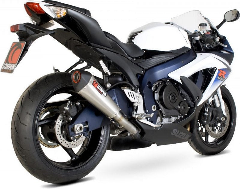 Scorpion / スコーピオンエキゾースト Serket (Taper)テーパースリップオン ステンレススリーブ eマーク Suzuki GSX-R 600 08-10 2008 - | RSI102SEO
