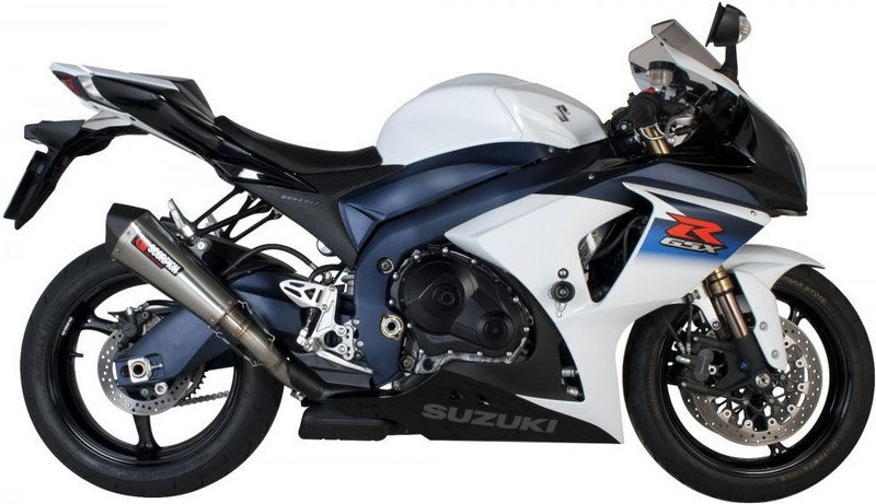 Scorpion / スコーピオンエキゾースト Serket (Taper)テーパースリップオン (ペア) ステンレススリーブ eマーク Suzuki GSX-R 1000 09-11 | RSI106SEO