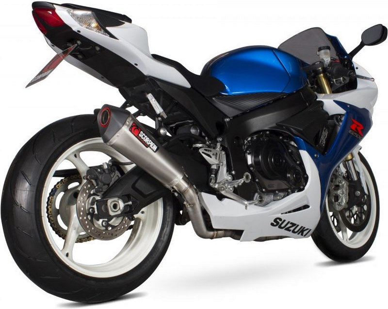 Scorpion / スコーピオンエキゾースト Serket テーパーフルシステム ステンレススリーブ Suzuki GSX-R 600 11-Current 2011 - 2018 | RSI109SYSSEO