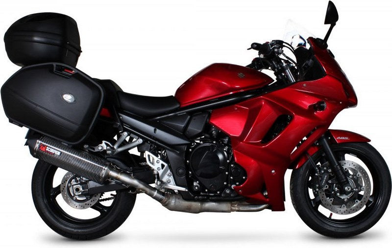 Scorpion / スコーピオンエキゾースト Serket スリップオン カーボンファイバースリーブ eマーク Suzuki GSX 1250 FA 2009 - 2016 | RSI116CEO