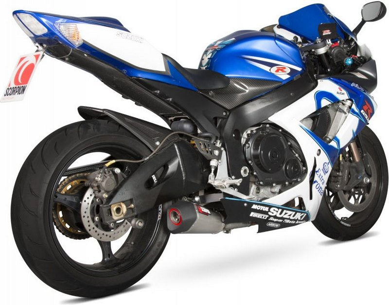 Scorpion / スコーピオンエキゾースト Serket (Taper)テーパースリップオン ステンレススリーブ eマーク Suzuki GSX-R 600 06-07 2006 - | RSI118SEO