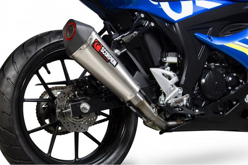 Scorpion / スコーピオンエキゾースト Serket テーパーフルシステム ステンレススリーブ Suzuki GSX-R125 2017 - 2018 | RSI121SEO