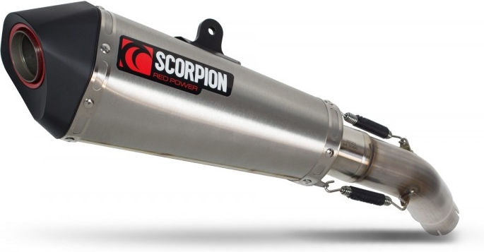 Scorpion / スコーピオンエキゾースト Serket (Taper)テーパースリップオン ステンレススリーブ eマーク Suzuki GSX-S 750 17-Current 2 | RSI122SEO