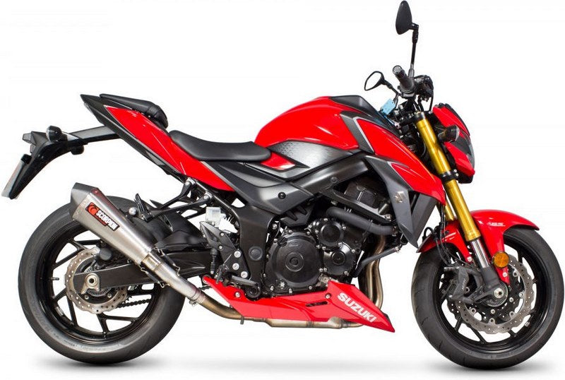 Scorpion / スコーピオンエキゾースト Serket (Taper)テーパースリップオン チタンスリーブ eマーク Suzuki GSX-S 750 17-Current 201 | RSI122TEO