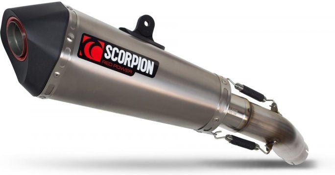 Scorpion / スコーピオンエキゾースト Serket (Taper)テーパースリップオン チタンスリーブ eマーク Suzuki GSX-S 750 17-Current 201 | RSI122TEO