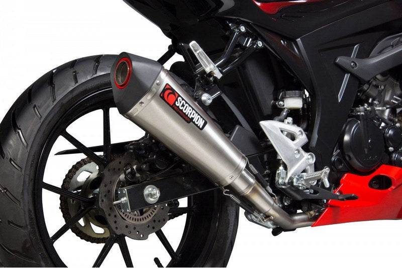 Scorpion / スコーピオンエキゾースト Serket テーパーフルシステム ステンレススリーブ Suzuki GSX-S 125 2017 - 2018 | RSI124SEO
