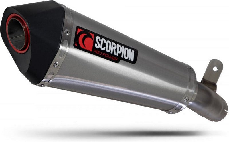 Scorpion / スコーピオンマフラー Serket Taper スリップオン ステンレス スリーブ ブラッシュ仕上げ (非EU認証) | RSI125SEO