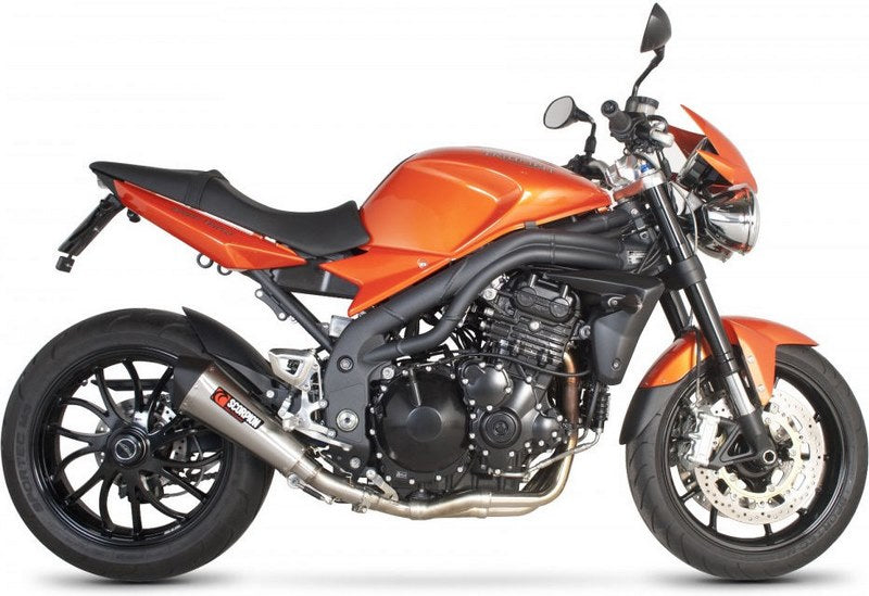 Scorpion / スコーピオンエキゾースト Serket (Taper)テーパースリップオン ステンレススリーブ Triumph Speed Triple 1050 05-10 2008 - 20 | RTR66SESEO