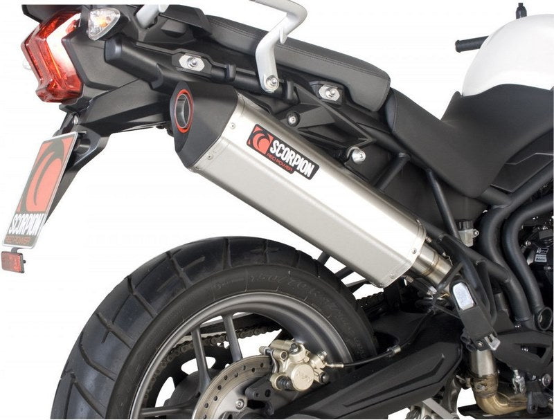 Scorpion / スコーピオンエキゾースト Serket スリップオン ステンレススリーブ eマーク Triumph Tiger 800 2011 - 2016 | RTR68SEO