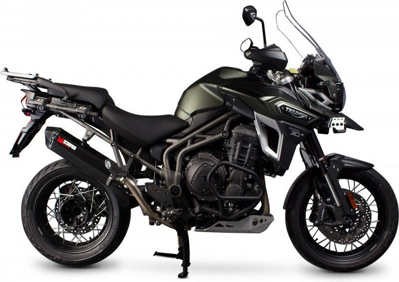 Scorpion / スコーピオンエキゾースト Serket スリップオン カーボンファイバースリーブ eマーク Triumph Tiger Explorer 1200 2 | RTR80CEO