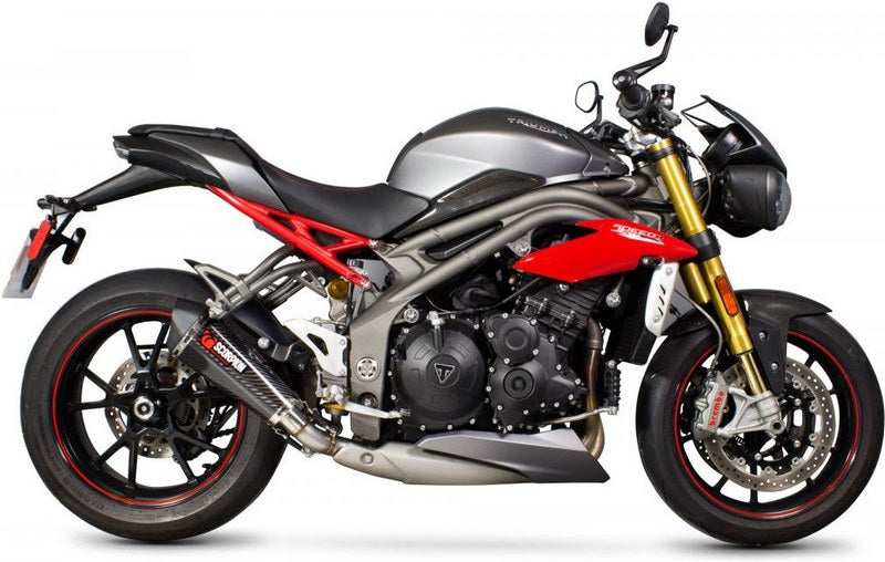 Scorpion / スコーピオンエキゾースト Serket (Taper)テーパースリップオン カーボンファイバースリーブ eマーク Triumph 1050 R 2016 | RTR84SECEO