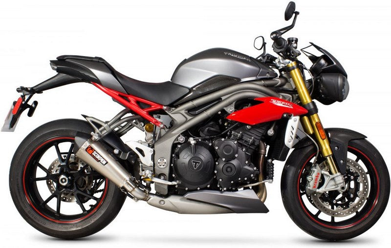 Scorpion / スコーピオンエキゾースト Serket (Taper)テーパースリップオン チタンスリーブ eマーク Triumph 1050 R 2016 - 2 | RTR84SETEO