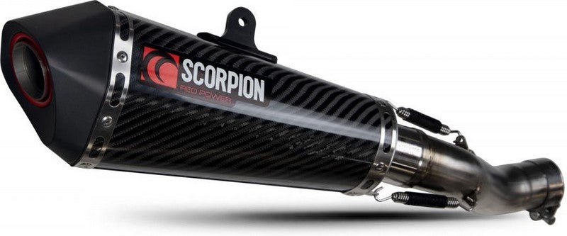 Scorpion / スコーピオンマフラー Serket Taper スリップオン カーボン スリーブ (非EU認証) | RTR88SECEO