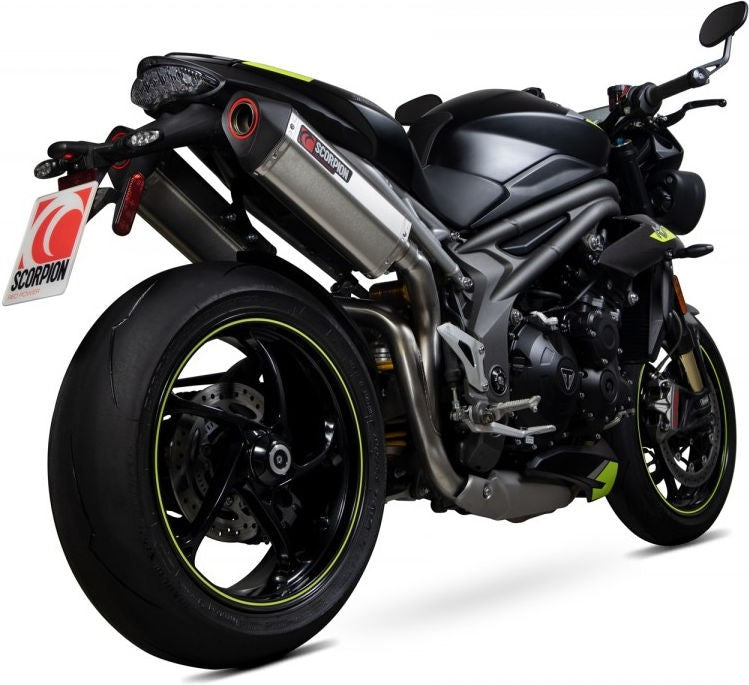 Scorpion / スコーピオンマフラー Serket Parallel スリップオン (ペア) ステンレス スリーブ ブラッシュ仕上げ (非EU認証) | RTR88SEO