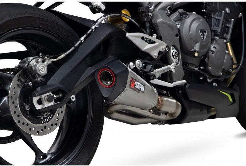 Scorpion / スコーピオンマフラー Serket Taper Slip-on Brushed Stainless Steel Sleeve | RTR89SEO