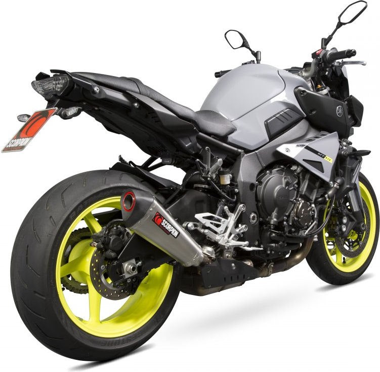 Scorpion / スコーピオンエキゾースト Serket (Taper)テーパースリップオン ステンレススリーブ eマーク Yamaha MT-10 201 | RYA102SEO