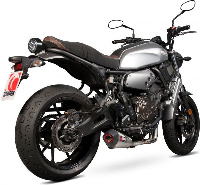Scorpion / スコーピオンエキゾースト Serket テーパーフルシステム ステンレススリーブ Yamaha XSR 700 2016 - 2018 | RYA103SYSSEO