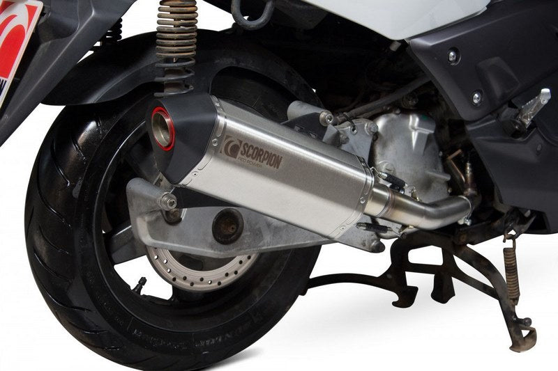 Scorpion / スコーピオンエキゾースト Serket フルシステム ステンレススリーブ Yamaha X-Max 2008 - 2016 | RYA105SEO