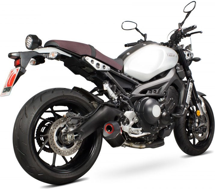 Scorpion / スコーピオンエキゾースト Serket スリップオン カーボンファイバースリーブ Yamaha XSR 900 2016 - 2018 | RYA107CEO
