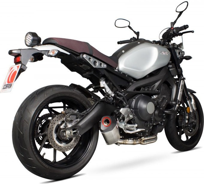 Scorpion / スコーピオンエキゾースト Serket フルシステム ステンレススリーブ Yamaha XSR 900 2016 - 2018 | RYA107SYSSEO