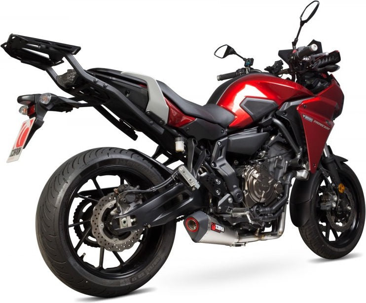 Scorpion / スコーピオンエキゾースト Serket テーパーフルシステム チタンスリーブ Yamaha MT-07 Tracer 2016 - 2018 | RYA108SYSTEO