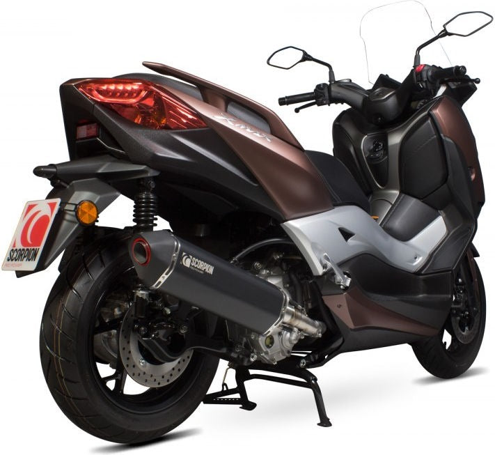 Scorpion / スコーピオンエキゾースト Serket スリップオン ブラックセラミックコーティングスリーブ Yamaha XMAX 300 2017 - 2018 | RYA109BCER