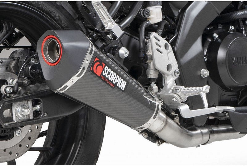 Scorpion Mufflers Serket Taper Full System Carbon Fibre Sleeve | RYA117SYSCEO