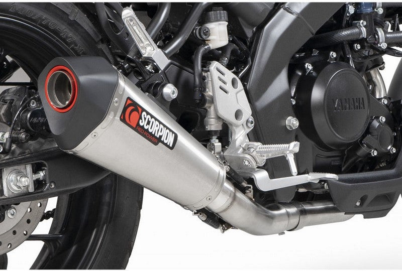 Scorpion Mufflers Serket Taper Full System Brushed Stainless Steel Sleeve | RYA117SYSSEO
