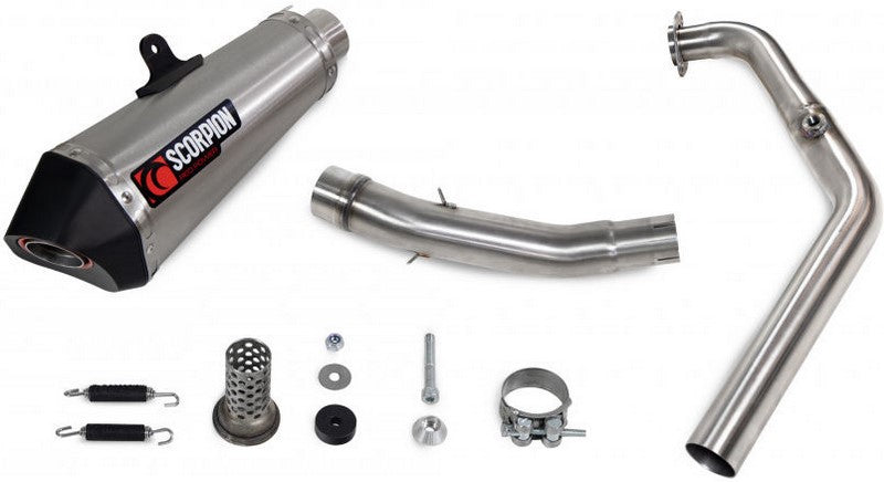 Scorpion Mufflers Serket Taper Full System Brushed Stainless Steel Sleeve | RYA117SYSSEO