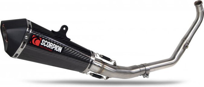 Scorpion Mufflers Serket Taper Full System Carbon Fibre Sleeve | RYA118SYSCEO