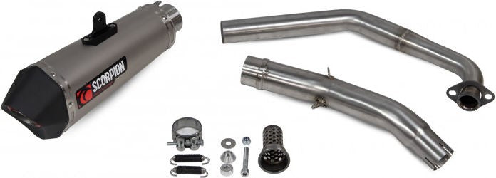 Scorpion Mufflers Serket Taper Full System Titanium Sleeve | RYA119SYSTEO