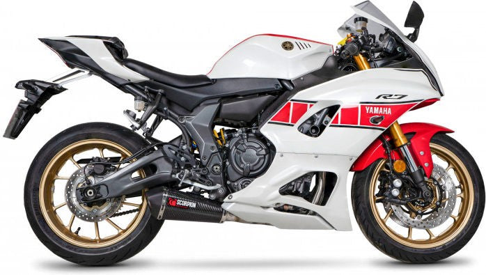 Scorpion Mufflers Serket Taper Full System Carbon Fibre Sleeve | RYA120SYSCEO