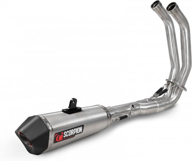 Scorpion Mufflers Serket Taper Full System Brushed Stainless Steel Sleeve | RYA120SYSSEO