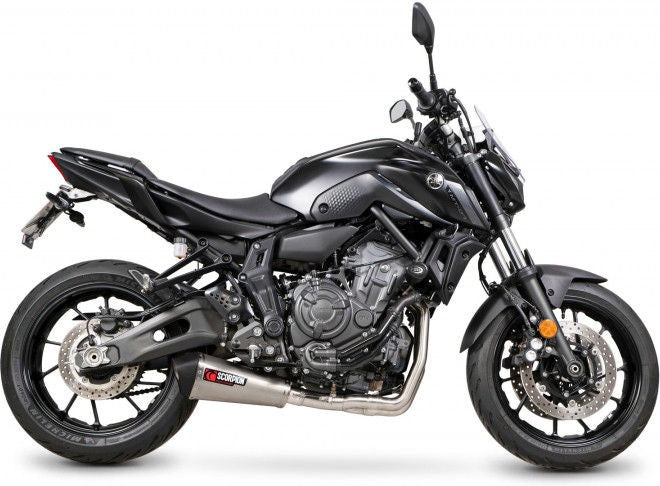 Scorpion Mufflers Serket Taper Full System Brushed Stainless Steel Sleeve | RYA121SYSSEO