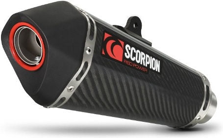 Scorpion / スコーピオンエキゾースト Serket テーパーフルシステム カーボンファイバースリーブ eマーク Yamaha YZF R 125 2008 - 20 | RYA90SYSCEO