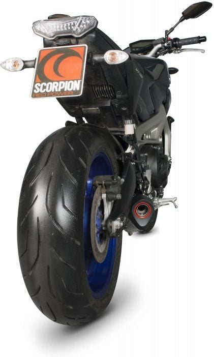 Scorpion / スコーピオンエキゾースト Serket (Taper)テーパースリップオン カーボンファイバースリーブ eマーク Yamaha MT-09 2013 - | RYA93CEO