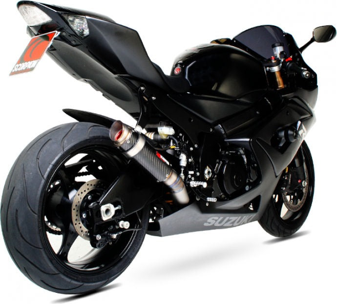 Scorpion / スコーピオンエキゾースト RP1-GP スリップオン カーボンファイバースリーブ Suzuki GSX-R 1000 05-06 2005 - 2006 | SI1002CEM