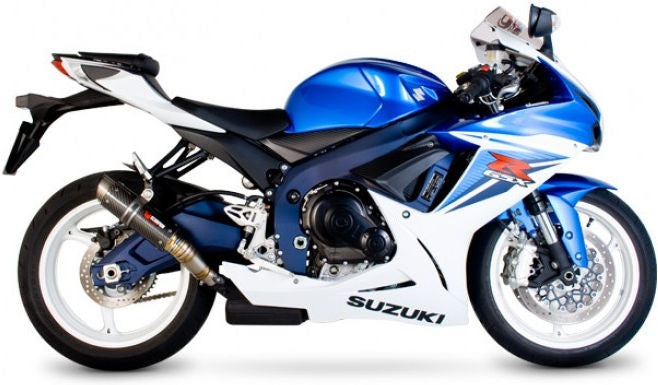 Scorpion / スコーピオンエキゾースト RP1-GP スリップオン カーボンファイバースリーブ eマーク Suzuki GSX-R 600 11-Current 2011 - 2 | SI1005CEM